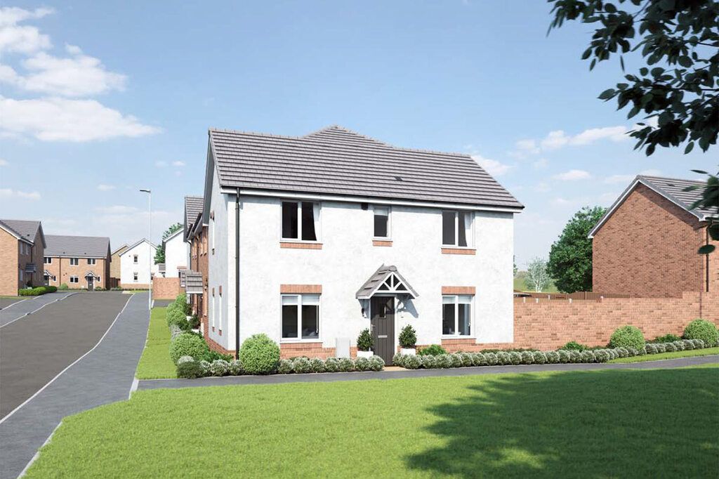 New home, 3 bed detached house for sale in "The Mountford" at Chard