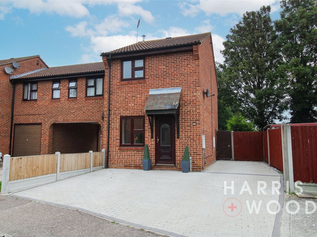 2 bed terraced house for sale in Claudius Way, Witham, Essex CM8, £