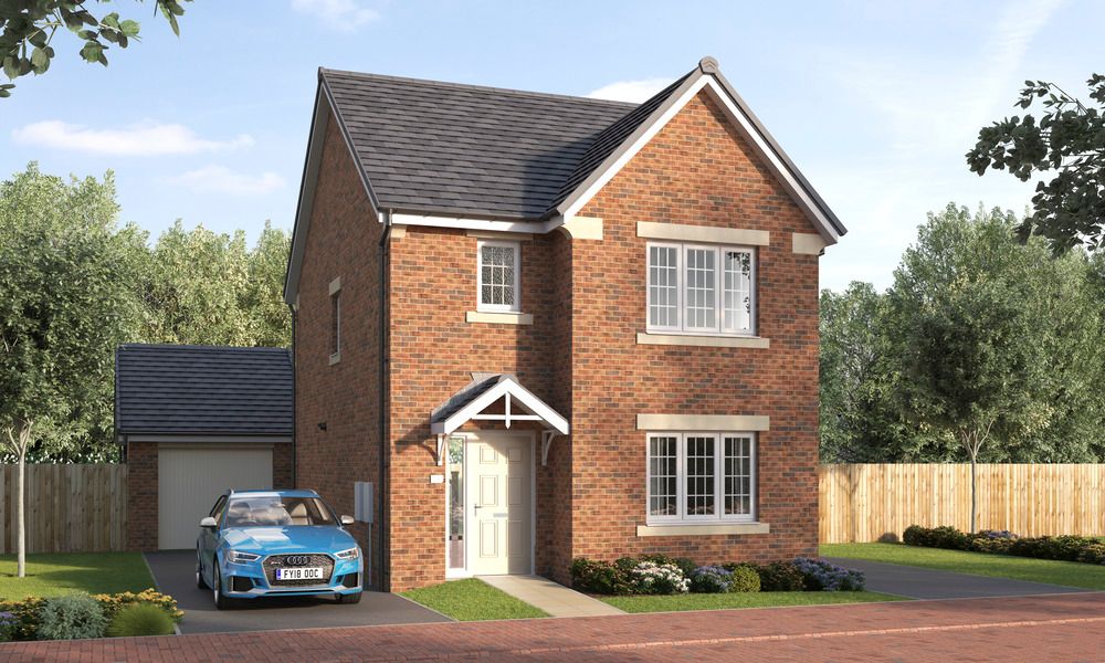 New home, 3 bed detached house for sale in Kirk Hammerton Lane, Green