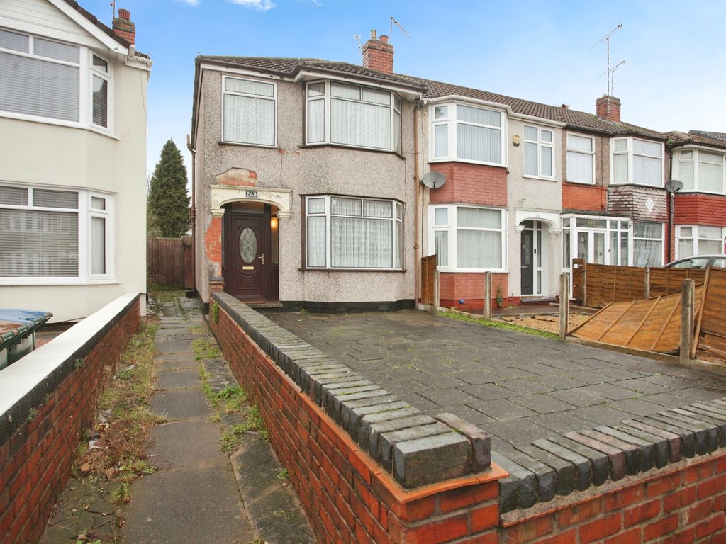 3 bed end terrace house for sale in Grangemouth Road, Radford, Coventry