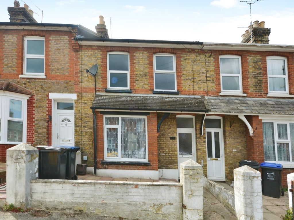 3 bed terraced house for sale in Percy Road, Ramsgate, Kent CT11, £