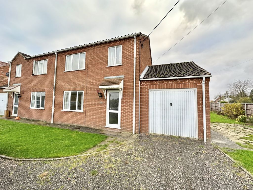 3 bed semidetached house to rent in Vacherie Lane, North Kyme, Lincoln
