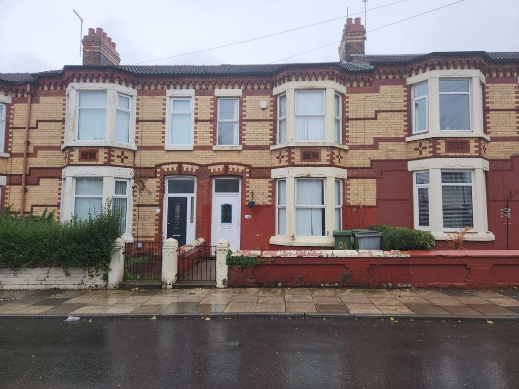 4 bed terraced house for sale in Station Road, Wallasey CH44, £135,000