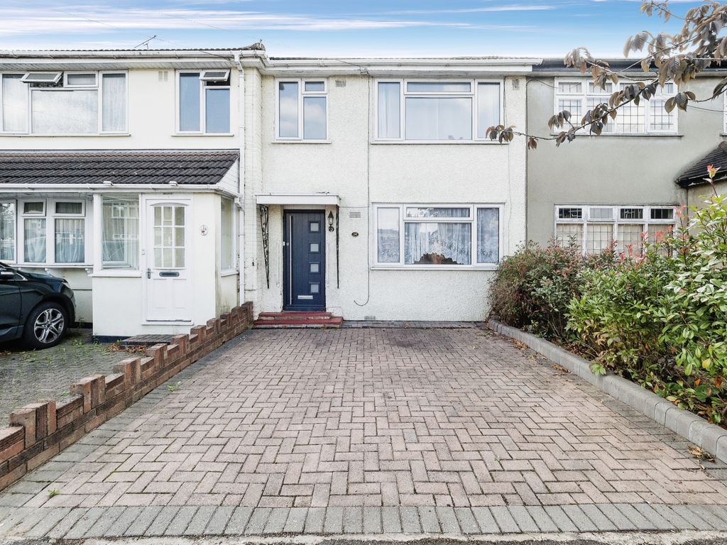 3 bed terraced house for sale in Morecambe Close, Hornchurch RM12, £