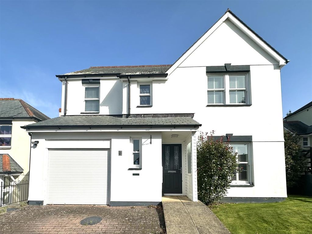 4 bed detached house for sale in Trelevan Close, St. Austell PL25, £
