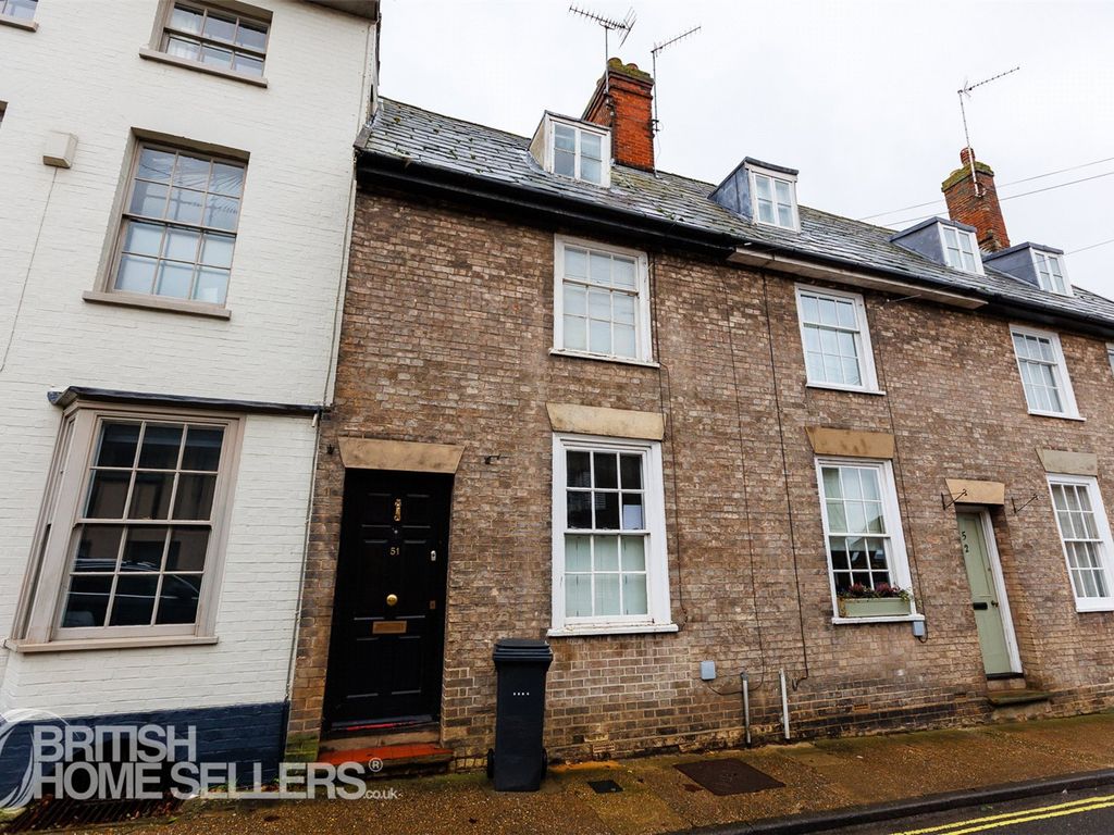 3 bed terraced house for sale in College Street, Bury St. Edmunds