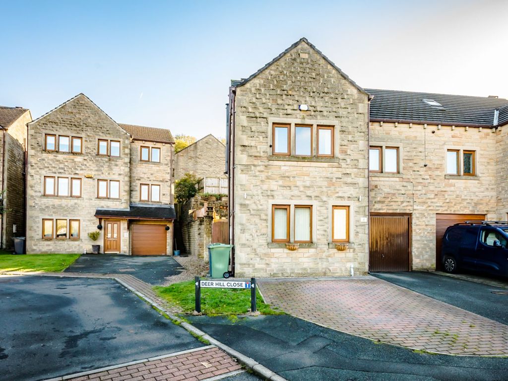 3 bed semidetached house for sale in Deer Hill Drive, Huddersfield HD7