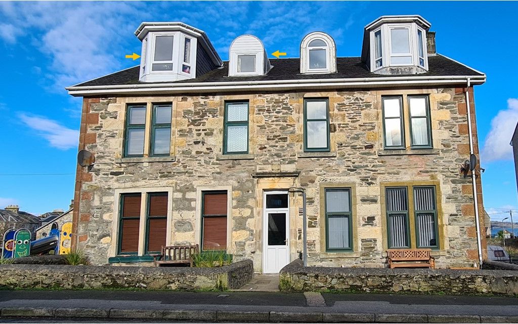 2 bed flat for sale in Ardbeg Road, Rothesay, Isle Of Bute PA20, £