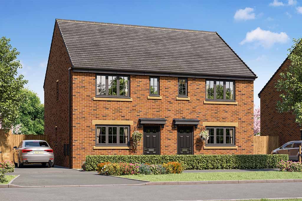 New home, 3 bed property for sale in "The Danbury" at Foxby Hill