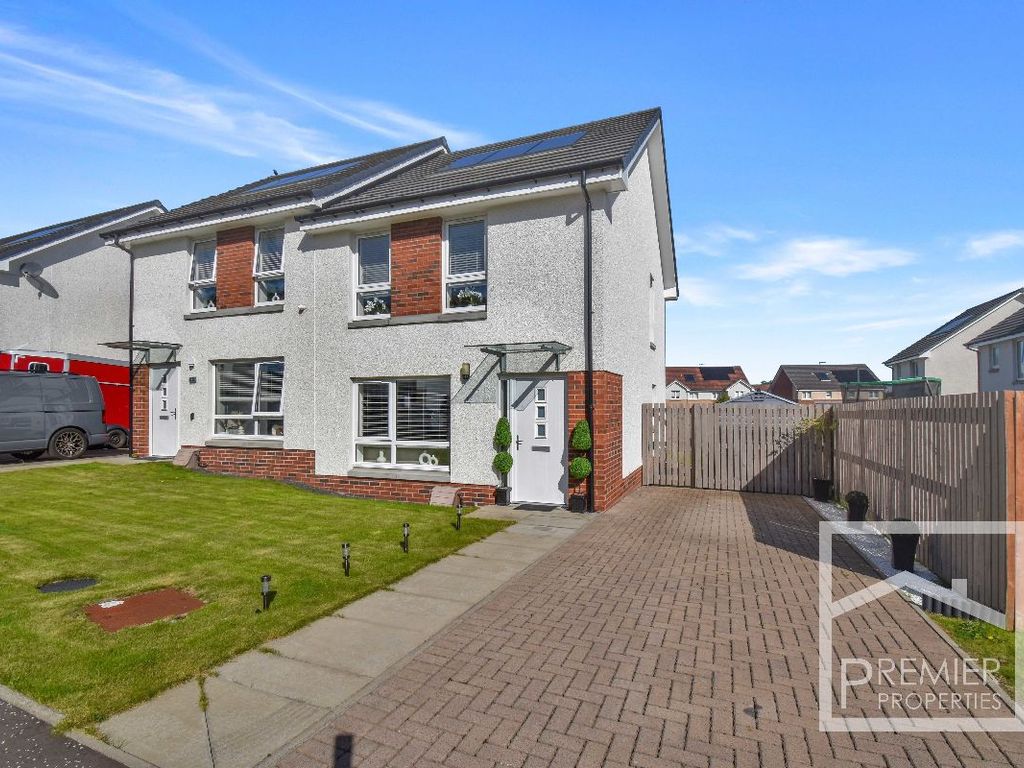 2 bed semidetached house for sale in Lime Place, Uddingston, Glasgow