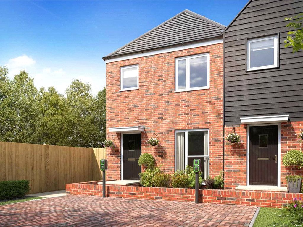 New home, 3 bed end terrace house for sale in Weston Gate, Cambridge Road, Hitchin