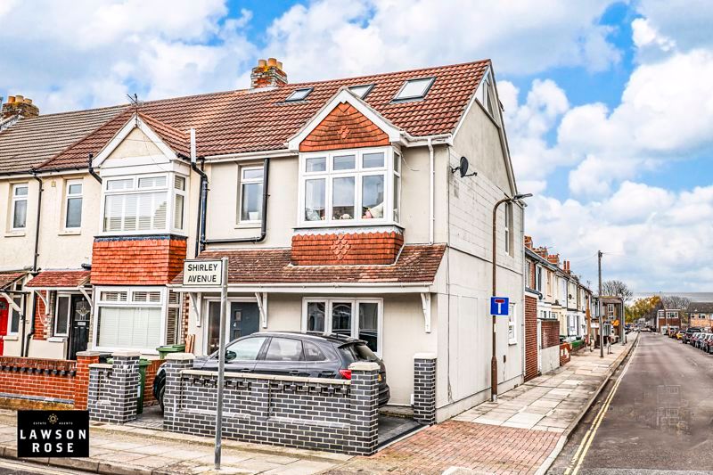 4 bed end terrace house for sale in Shirley Avenue, Southsea PO4, £