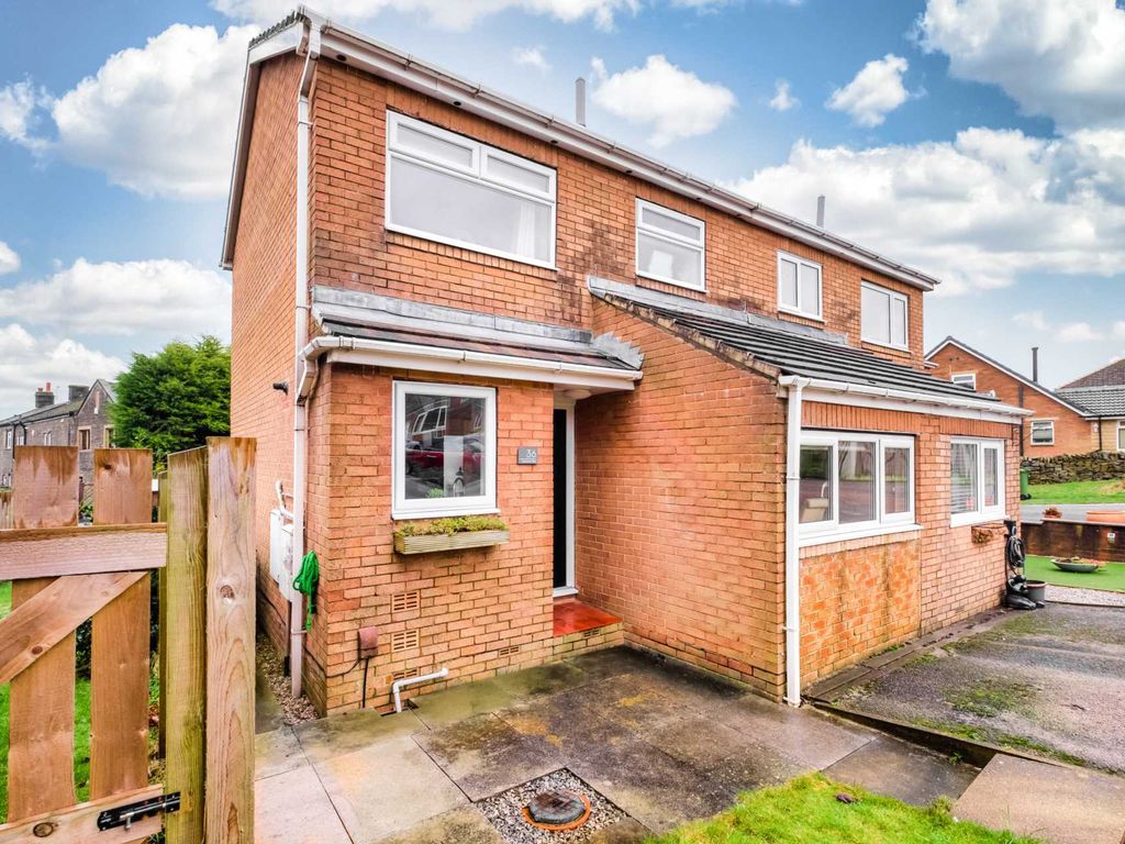 3 bed semidetached house for sale in Moorland Rise, Meltham HD9, £