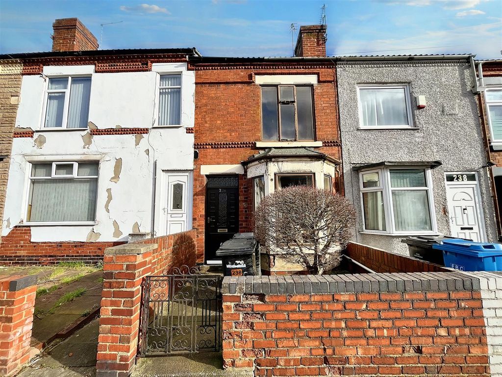 2 bed terraced house for sale in Nottingham Road, Ilkeston DE7, £85,000
