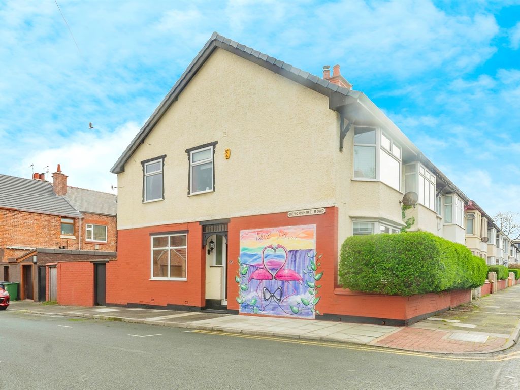 3 bed end terrace house for sale in Devonshire Road, Wallasey CH44, £