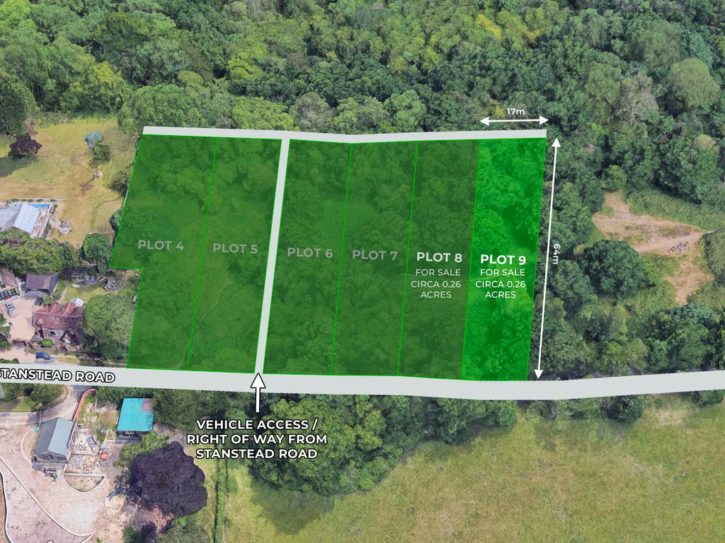Land for sale in Plot 9, Stanstead Road, Caterham, Surrey CR3, £15,000