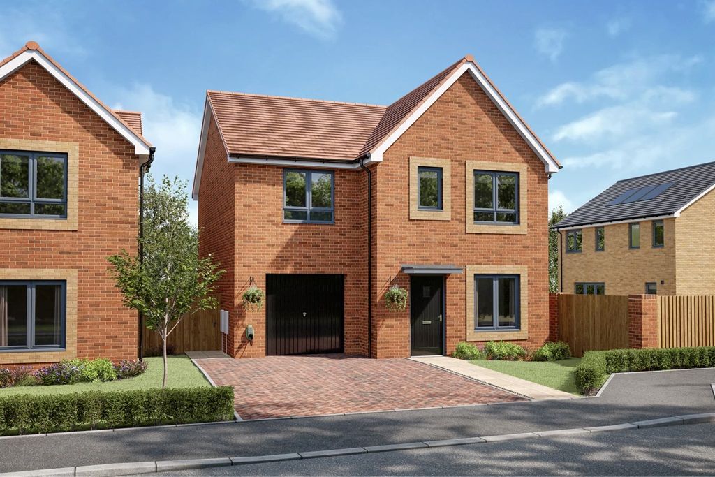 New home, 3 bed detached house for sale in "The Byrneham Plot 346" at