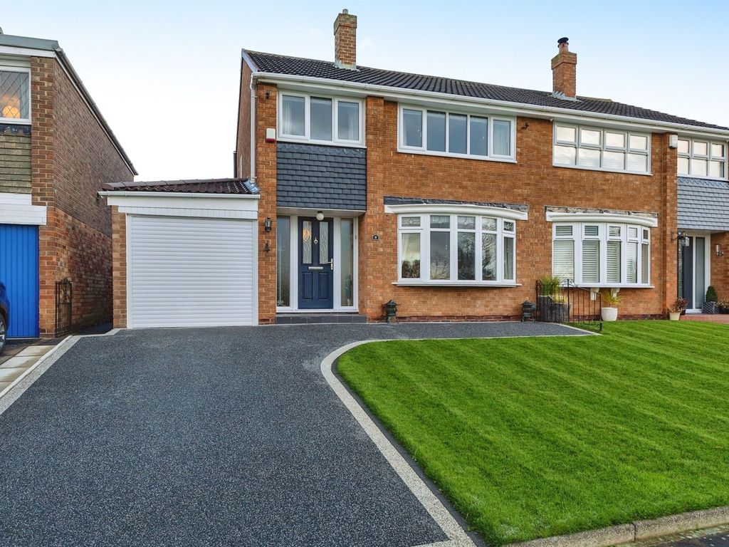 3 bed semidetached house for sale in Mosswood Crescent, Acklam
