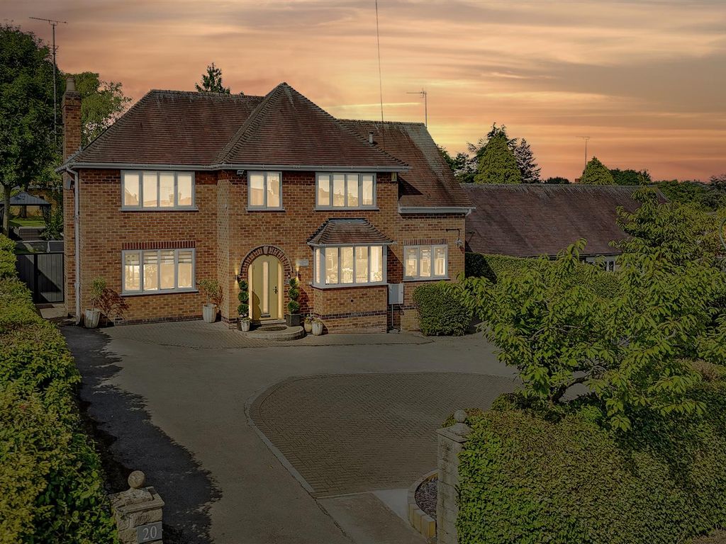 5 bed detached house for sale in Spring Lane, Lambley, Nottinghamshire