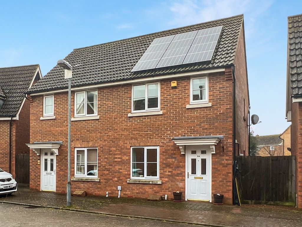 2 bed semidetached house for sale in Sheepwash Way, Longstanton