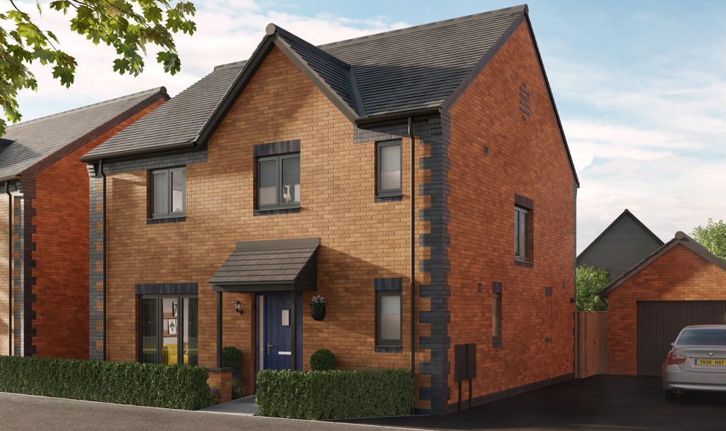 New home, 4 bed detached house for sale in Europa Way, Warwick CV34