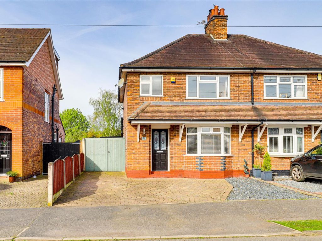 3 bed semidetached house for sale in Marlborough Road, Breaston