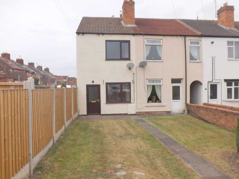 2 bed end terrace house to rent in Rotherham Road, Clowne, Chesterfield