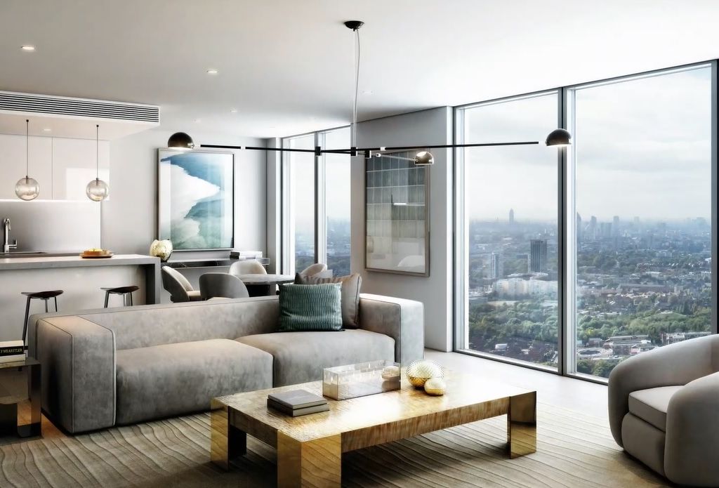 New home, 1 bed flat for sale in Landmark Pinnacle, Marsh Wall, Canary