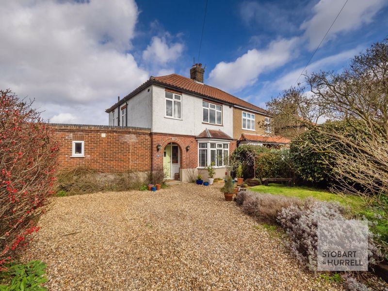 3 bed semidetached house for sale in Elm Grove Lane, Norwich, Norfolk
