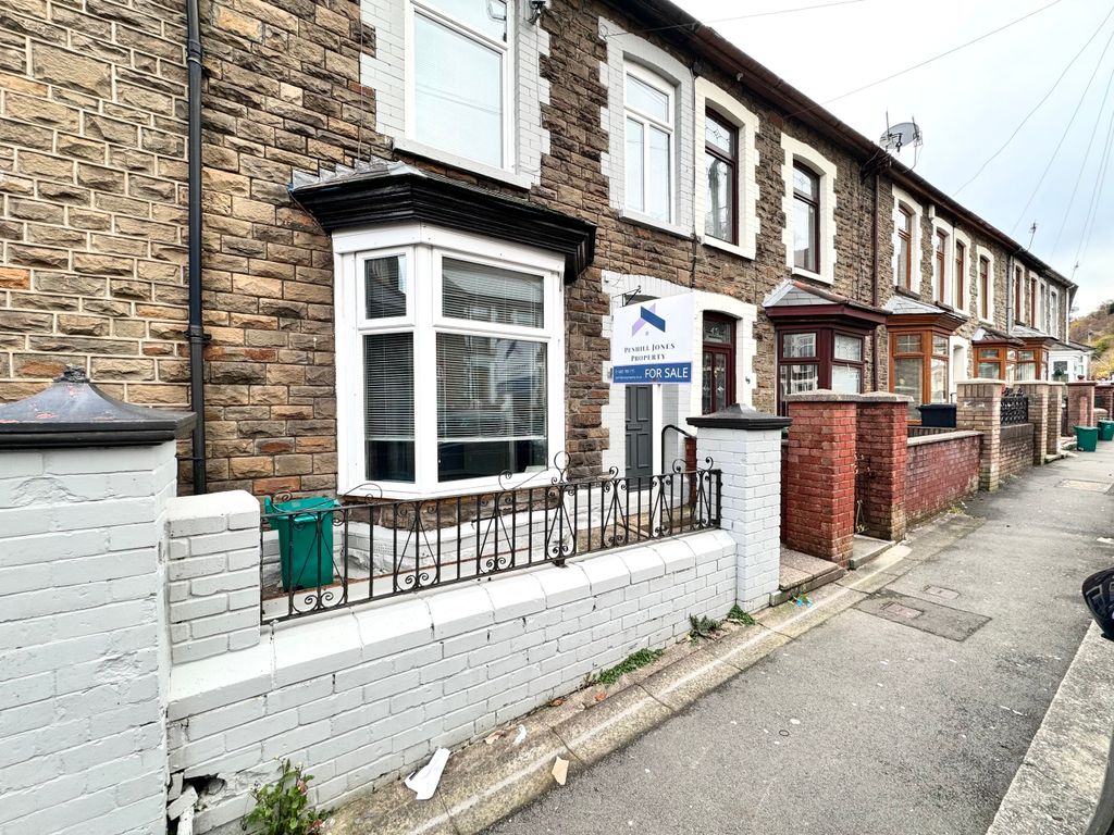 3 bed terraced house for sale in Cilhaul Terrace, Mountain Ash CF45, £