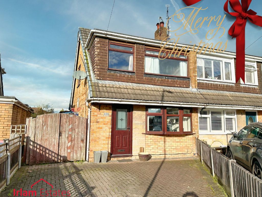 3 bed semidetached house for sale in Edale Close, Irlam M44, £220,000 Zoopla