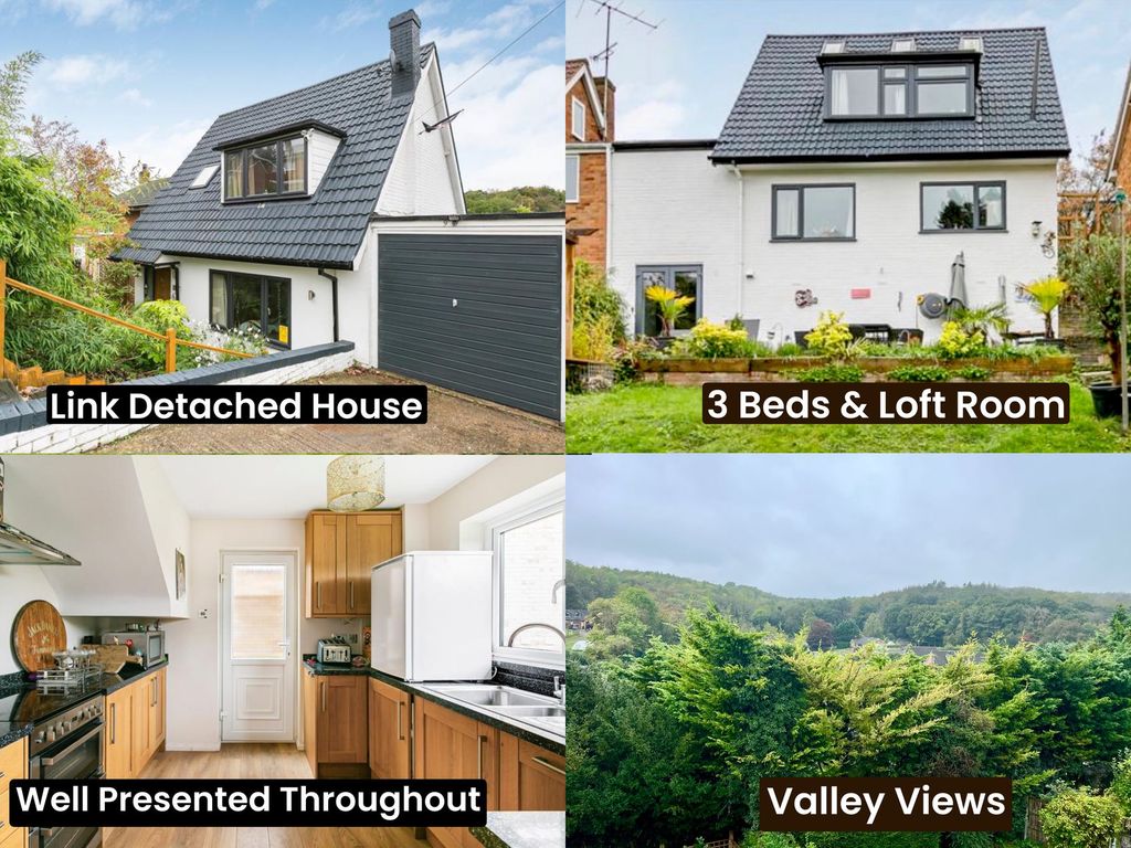 3 bed linkdetached house for sale in Andrews Way, Marlow SL7, £599,999