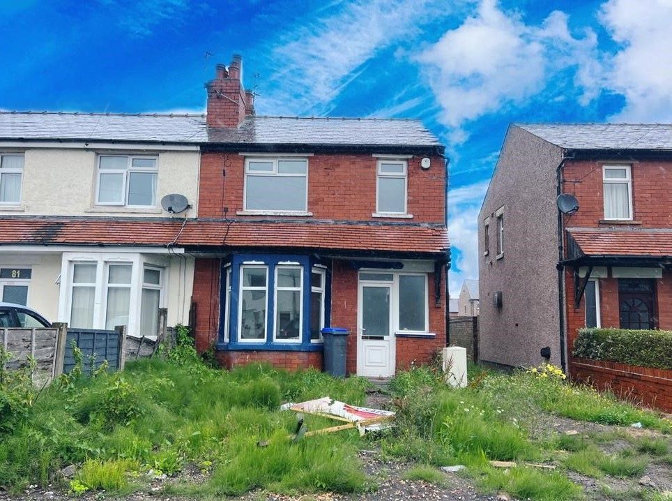 2 bed semidetached house for sale in Powell Avenue, Blackpool, Lancashire FY4, £20,000 Zoopla