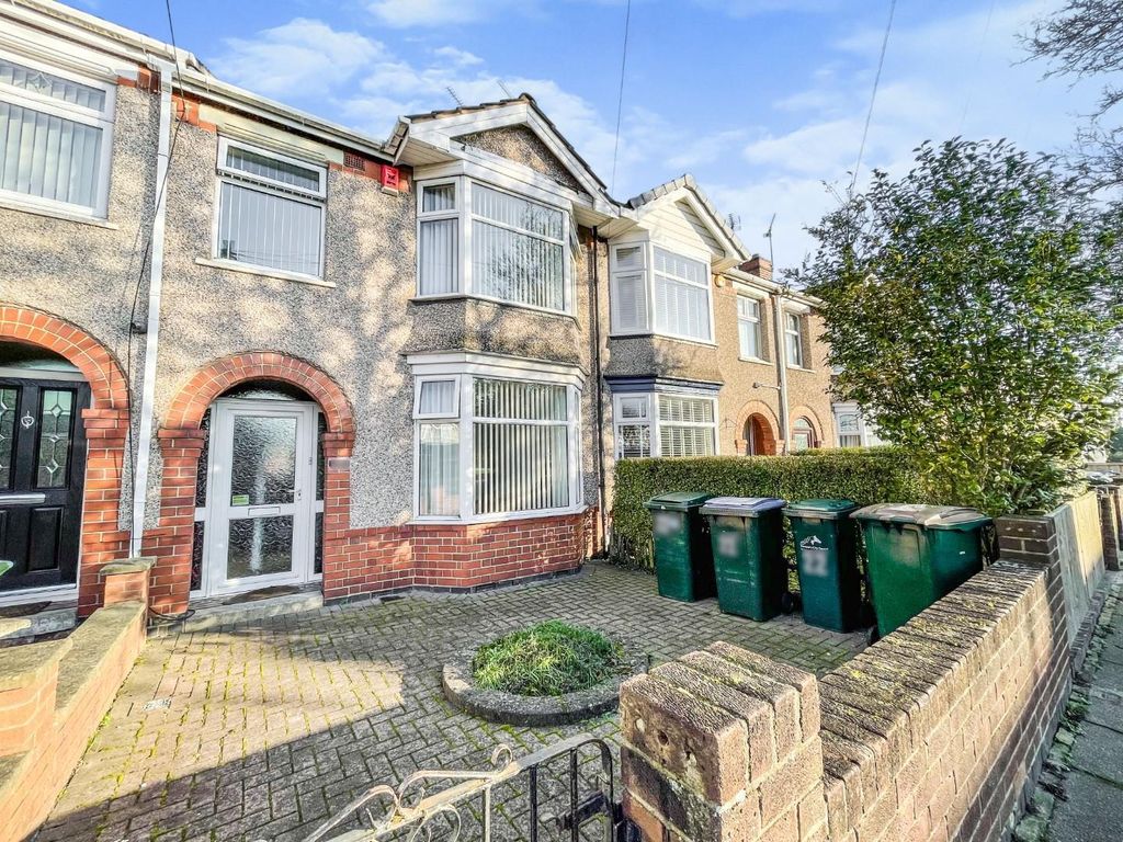 3 bed terraced house for sale in Clovelly Road, Coventry CV2, £215,000