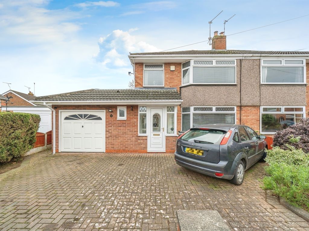 3 bed semidetached house for sale in Redcar Drive, Bromborough, Wirral