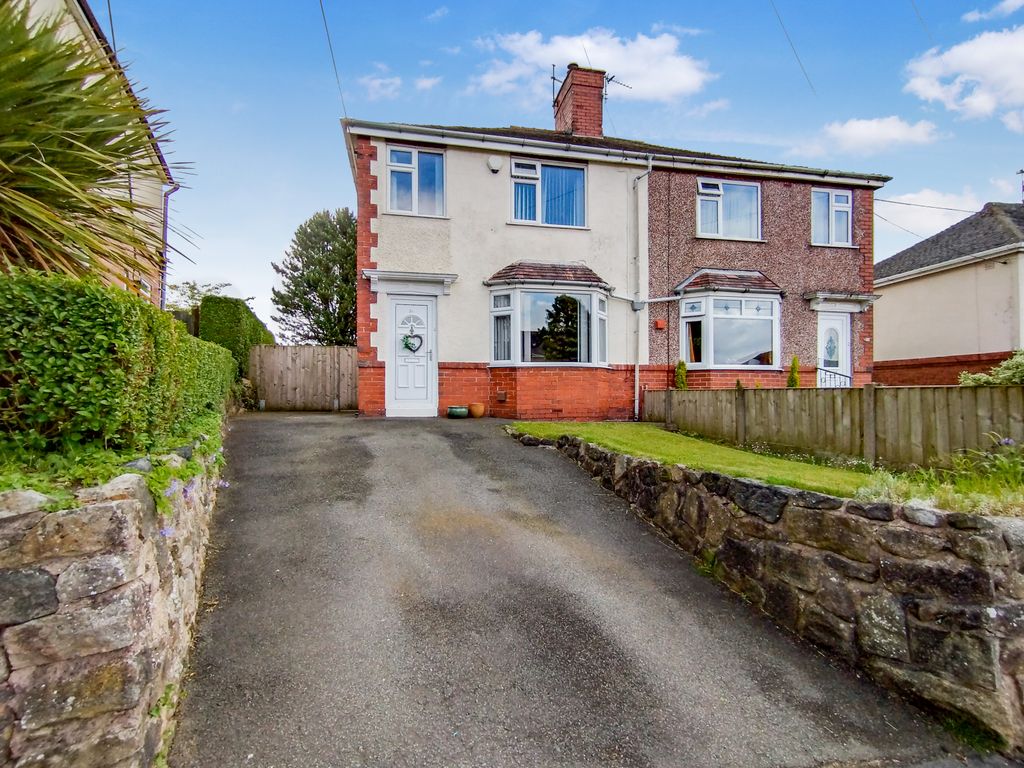 3 bed semidetached house for sale in Church Lane, Mow Cop, StokeOn