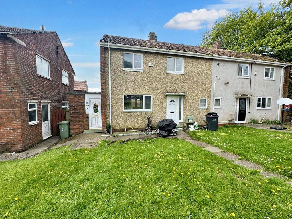 2 bed semidetached house for sale in Eden Lane, Peterlee SR8, £59,950