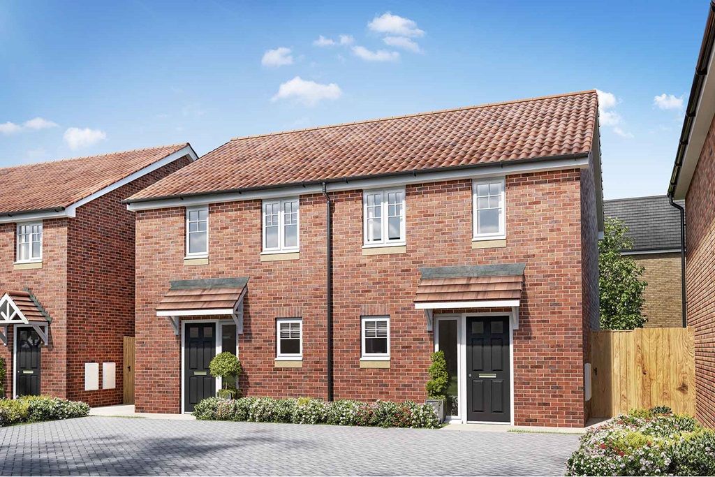 New home, 2 bed semidetached house for sale in "The Ashenford Plot