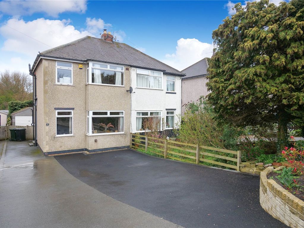3 bed semidetached house for sale in Burley Road, Menston, Ilkley