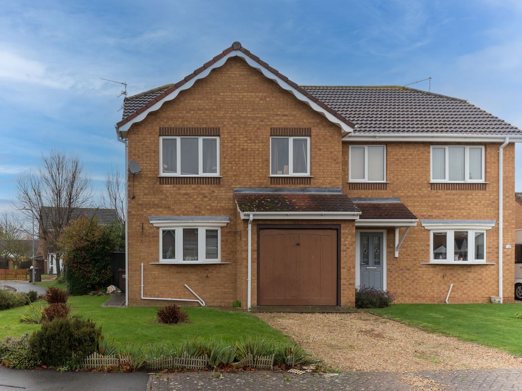 3 bed semidetached house for sale in Market Rasen Way, Spalding PE12