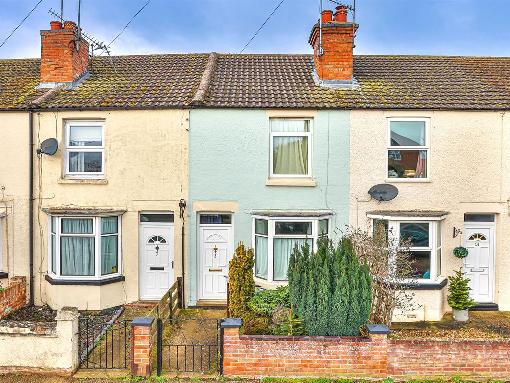 2 bed terraced house for sale in Oundle Road, Thrapston, Kettering NN14