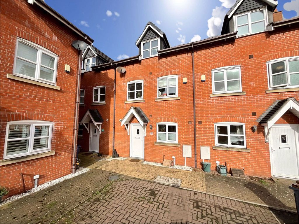 3 bed terraced house for sale in Waters Edge Close, NewcastleUnder