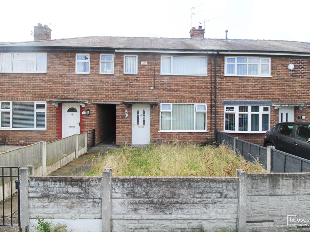 2 bed terraced house for sale in Poplars Avenue, Warrington WA2, £