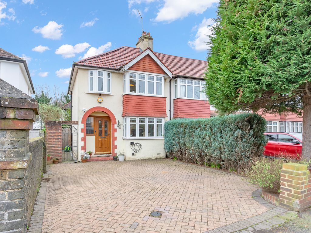 3 bed semi-detached house for sale in Whytecliffe Road North, Purley ...