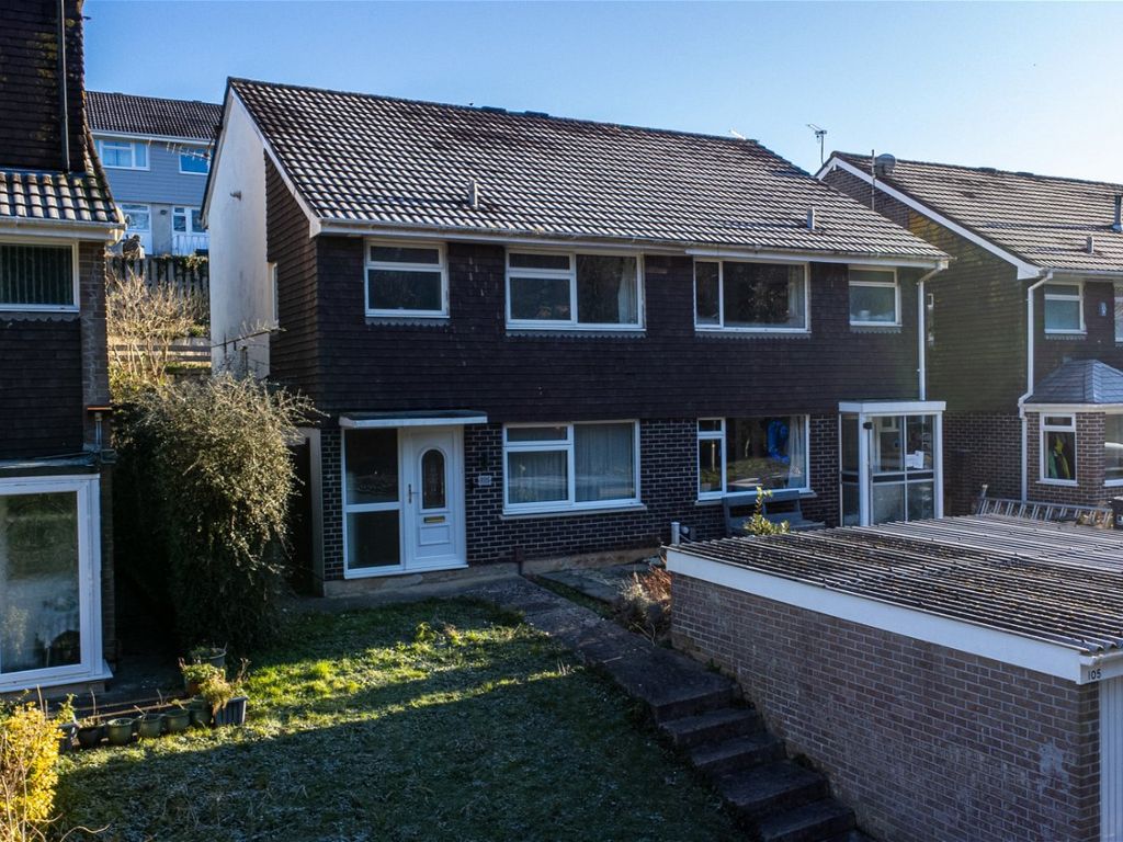 3 bed semidetached house for sale in Holmwood Avenue, Plymouth PL9, £