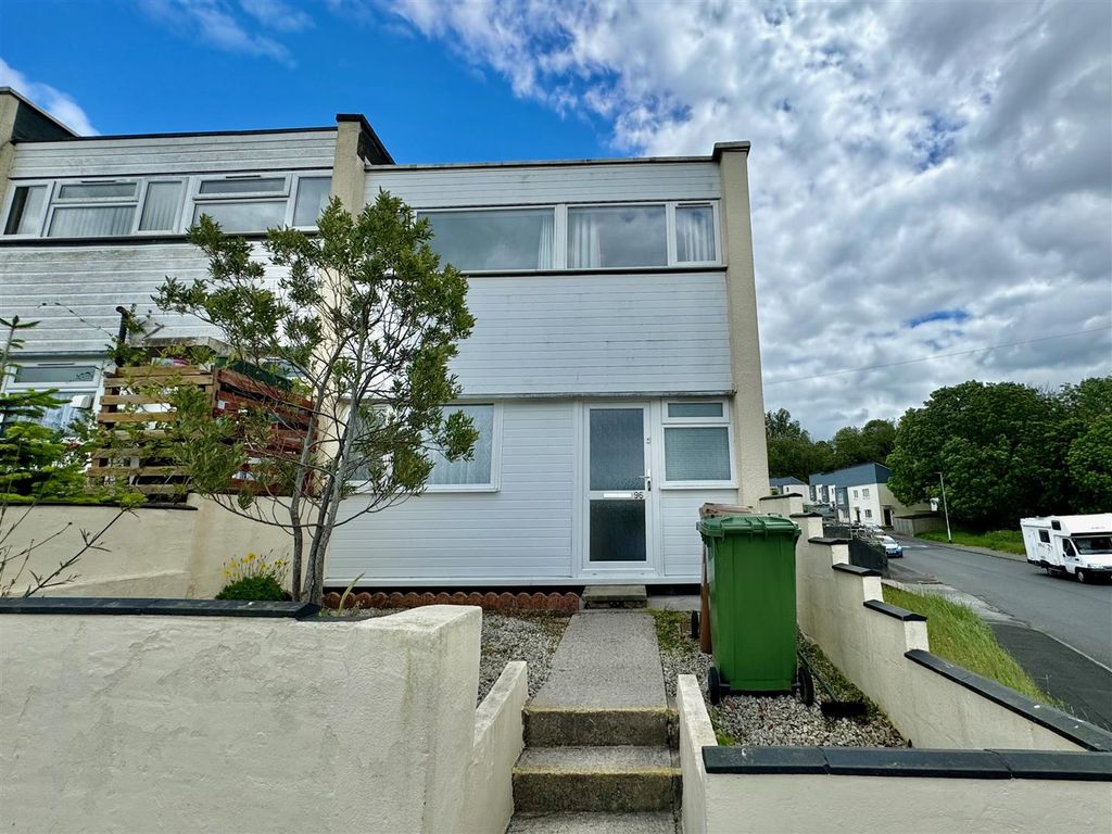 3 bed terraced house for sale in Langley Crescent, Plymouth PL6, £