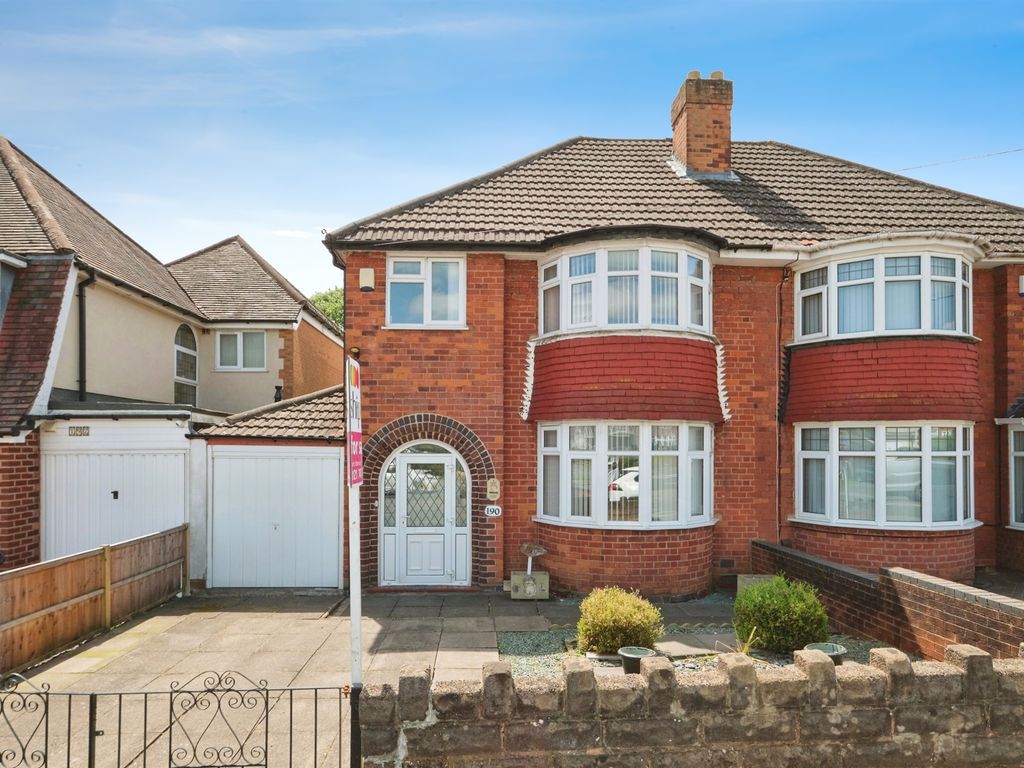 3 bed semidetached house for sale in Chester Road, Castle Bromwich