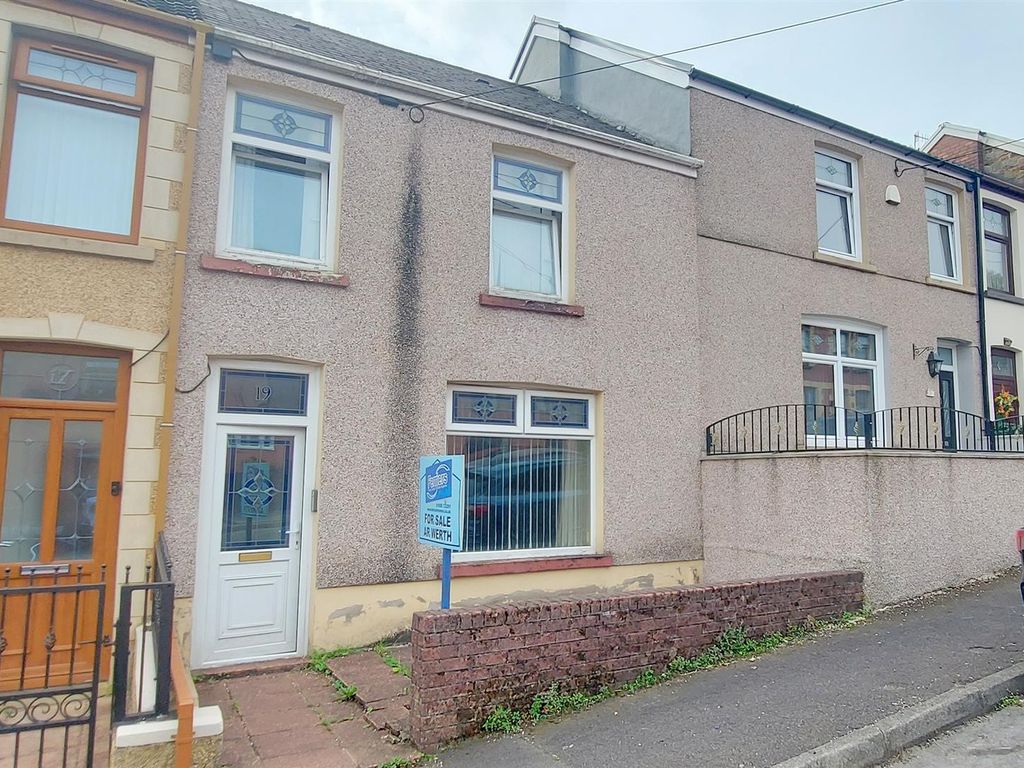 4 bed terraced house for sale in Exchange Street, Maesteg CF34, £