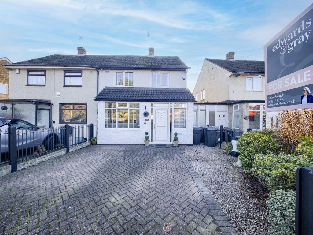 2 bed semidetached house for sale in East Meadway, Tile Cross, Tile