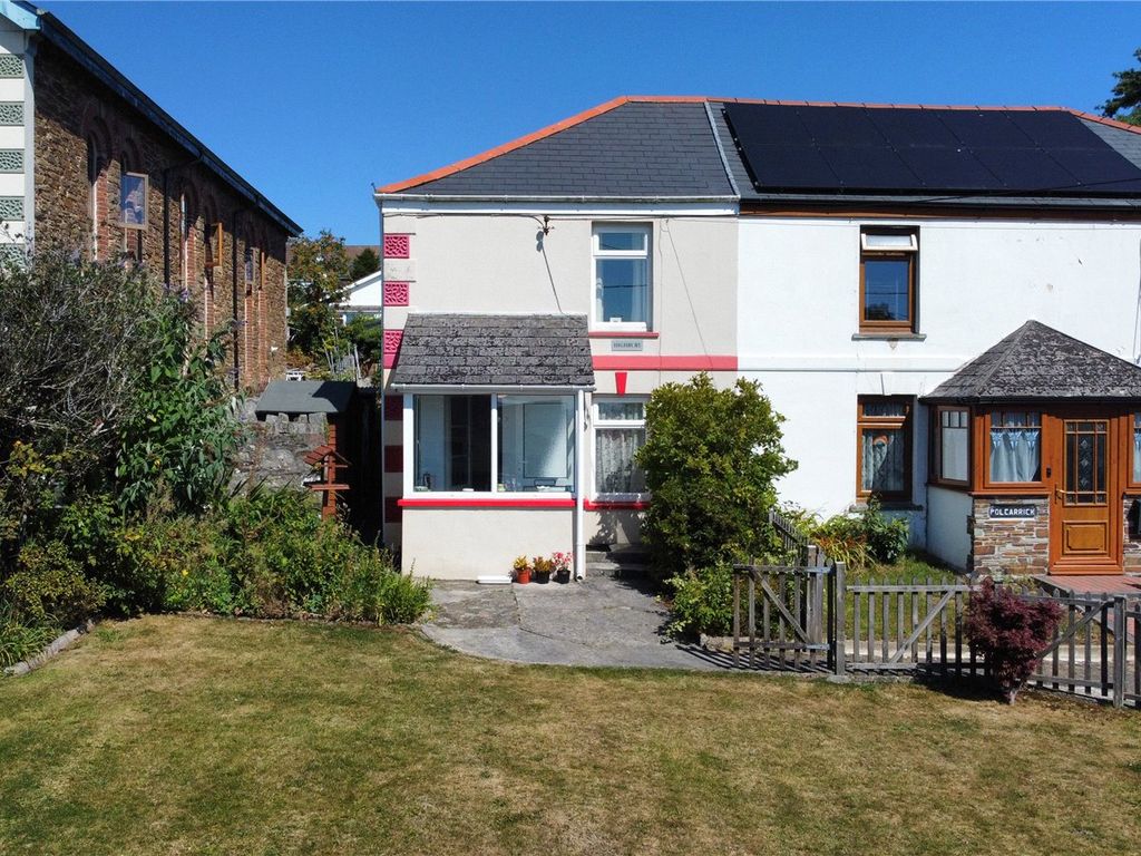 2 bed semidetached house for sale in Fore Street, Pensilva, Liskeard